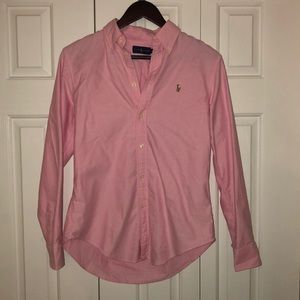 Button down long sleeve/ baby pink